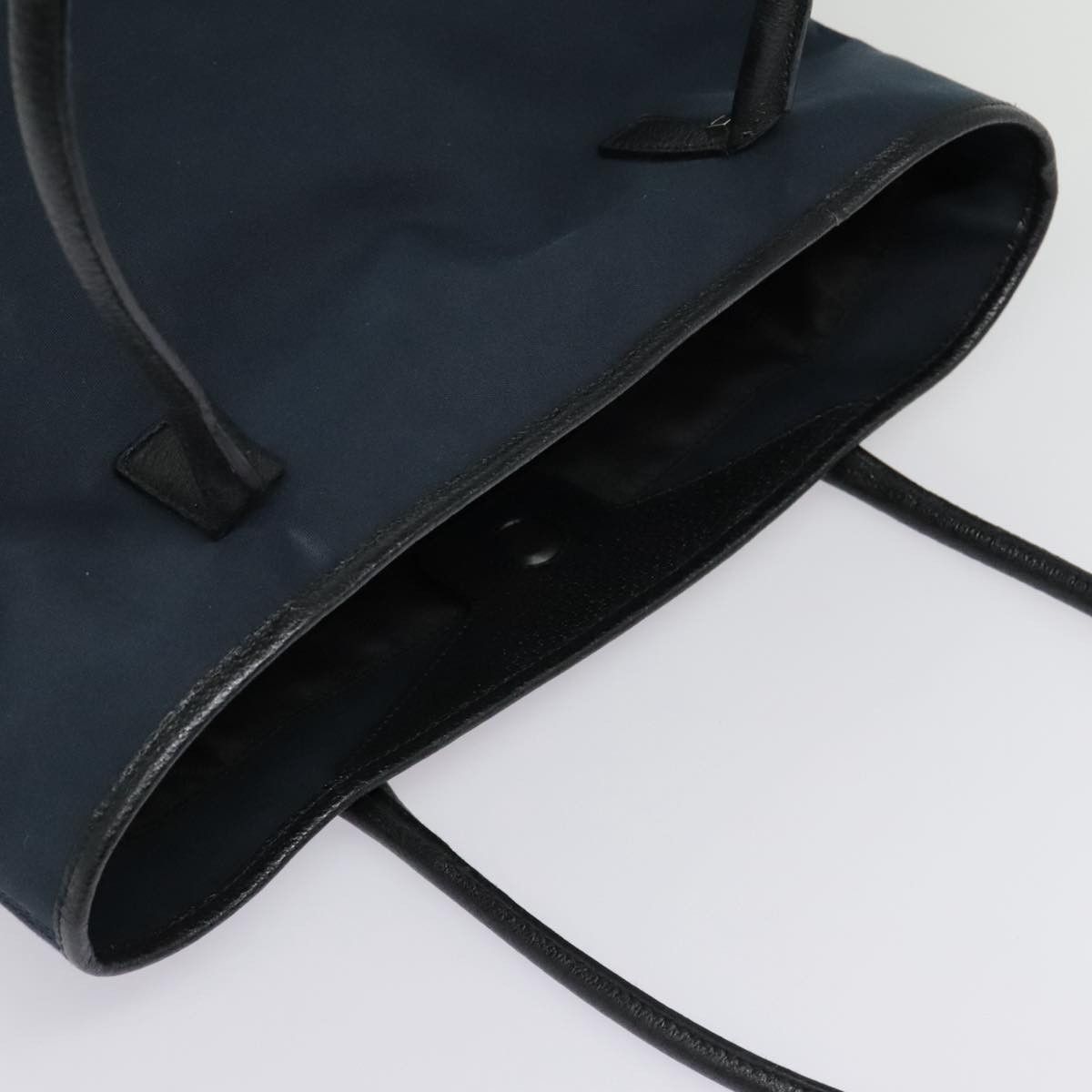 Salvatore Ferragamo Navy Canvas Tote Bag (Pre-Owned) Size ONE SIZE - 6 Thumbnail