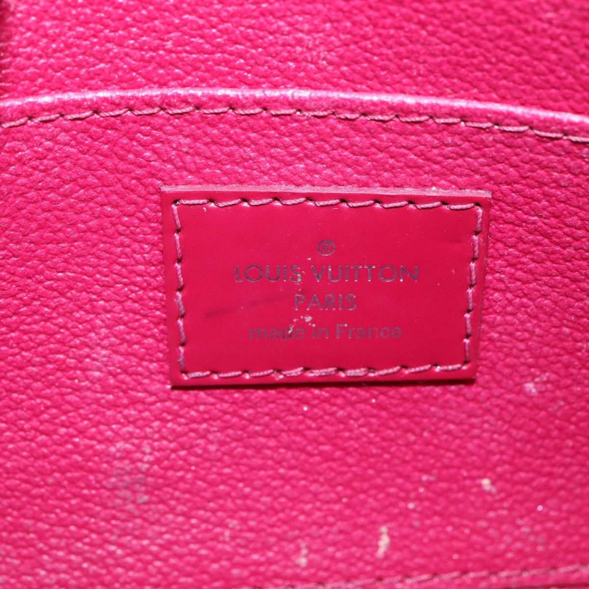 Louis Vuitton Cosmetic Pouch Pink Leather Clutch Bag (Pre-Owned) Size ONE SIZE - 9 Thumbnail