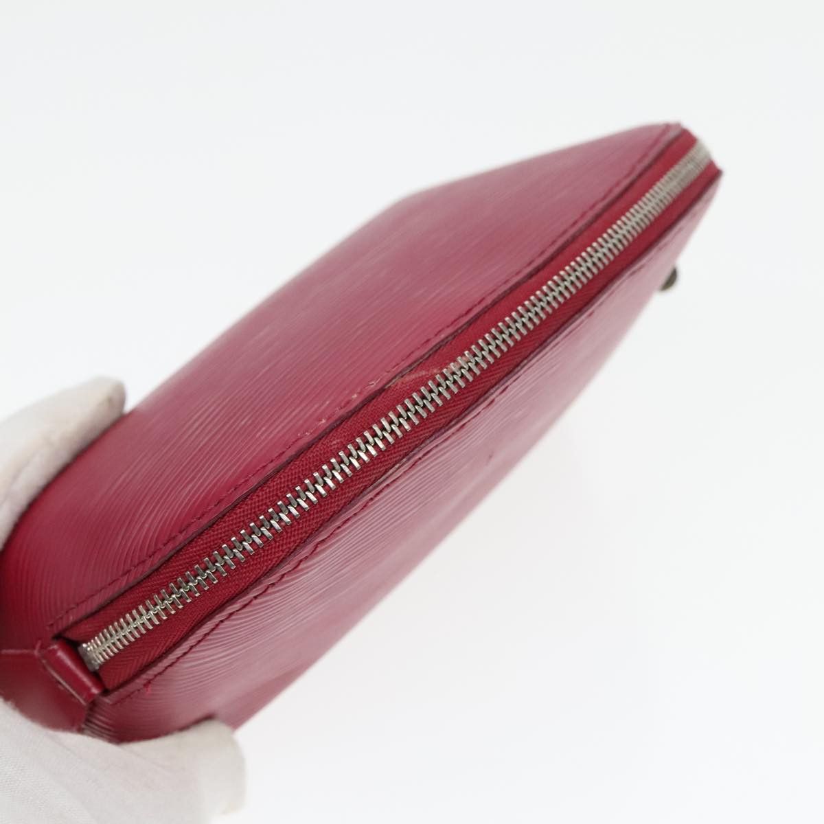 Louis Vuitton Cosmetic Pouch Pink Leather Clutch Bag (Pre-Owned) Size ONE SIZE - 11 Thumbnail