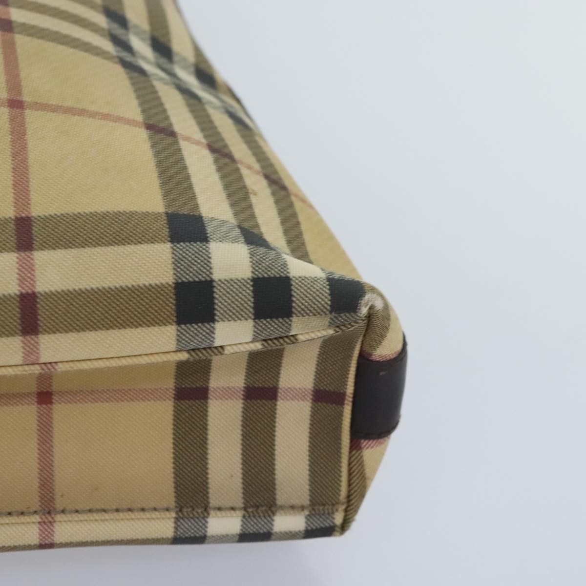 Burberry Nova Check Beige Canvas Shoulder Bag (Pre-Owned) Size ONE SIZE - 7 Thumbnail