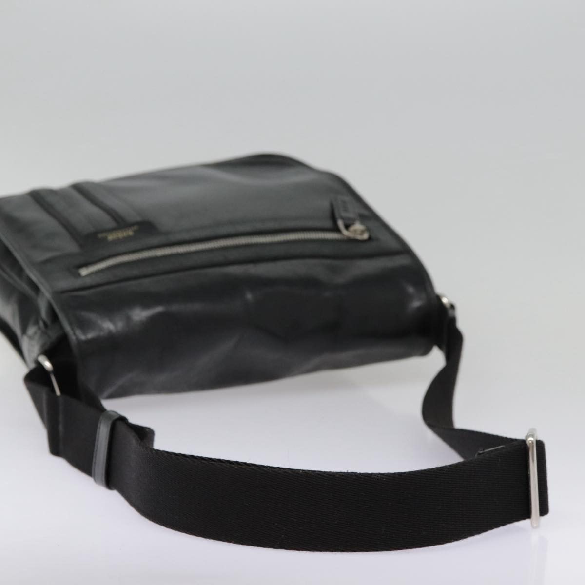 Bally Black Leather Shoulder Bag (Pre-Owned) Size ONE SIZE - 4 Thumbnail