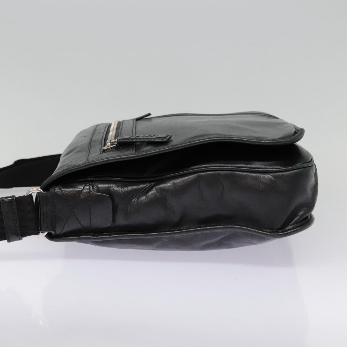 Bally Black Leather Shoulder Bag (Pre-Owned) Size ONE SIZE - 3 Thumbnail
