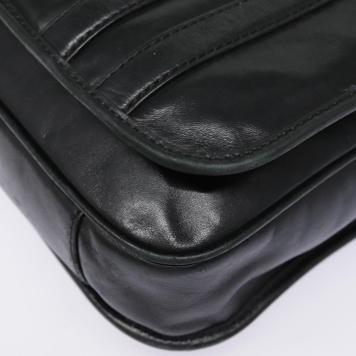 Bally Black Leather Shoulder Bag (Pre-Owned) Size ONE SIZE - 10 Thumbnail