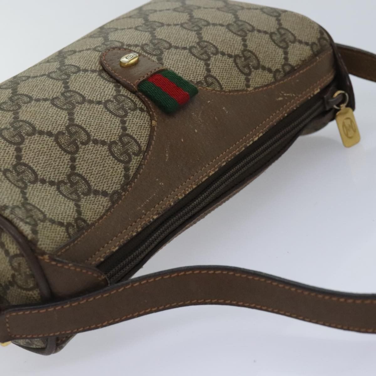 Gucci Ophidia Beige Canvas Shoulder Bag (Pre-Owned) Size ONE SIZE - 14 Thumbnail