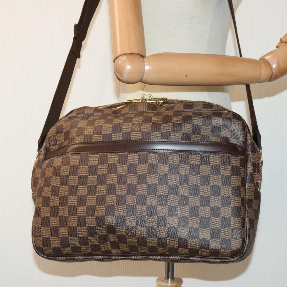 Louis Vuitton Reporter Brown Canvas Shoulder Bag (Pre-Owned) Size ONE SIZE - 13 Thumbnail
