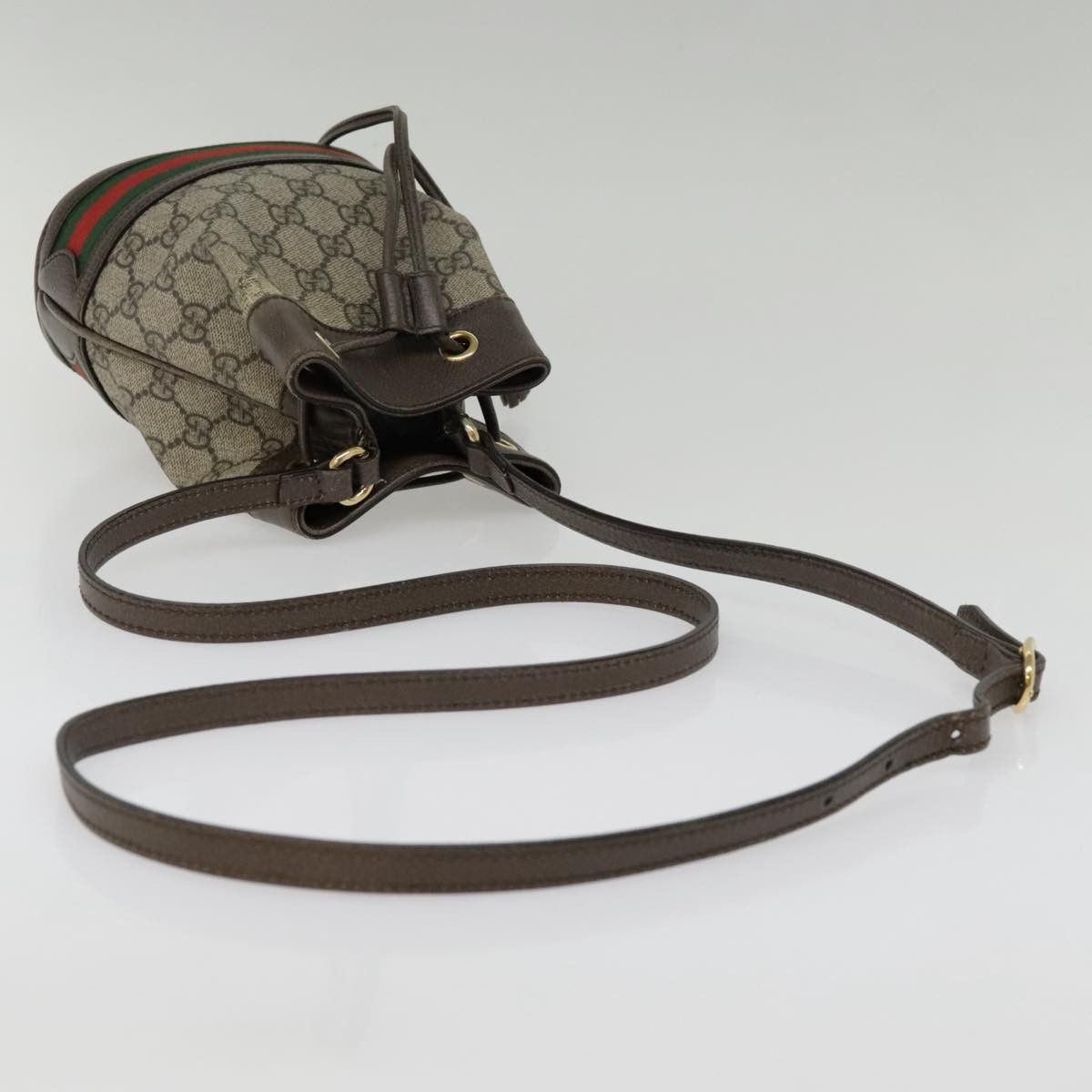 Gucci Beige Canvas Shoulder Bag (Pre-Owned) Size ONE SIZE - 5 Thumbnail