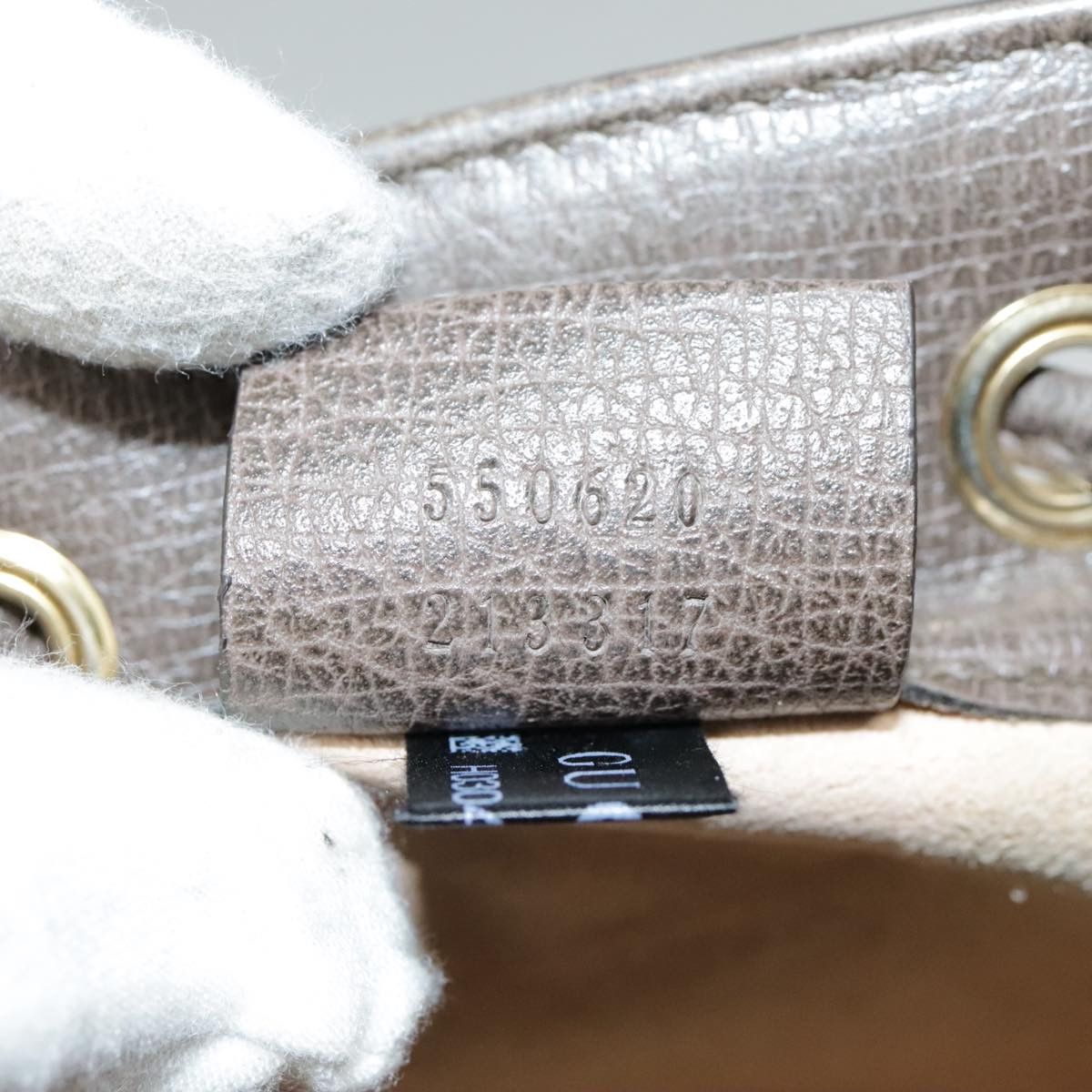 Gucci Beige Canvas Shoulder Bag (Pre-Owned) Size ONE SIZE - 11 Thumbnail