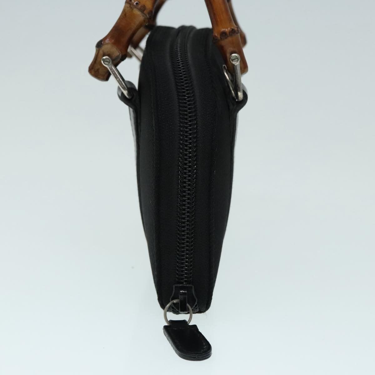 Gucci Bamboo Black Synthetic Handbag (Pre-Owned) Size ONE SIZE - 3 Thumbnail