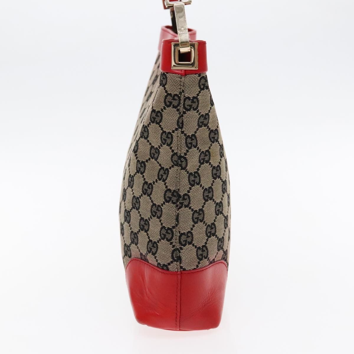 Gucci Beige Canvas Shoulder Bag (Pre-Owned) Size ONE SIZE - 4 Thumbnail