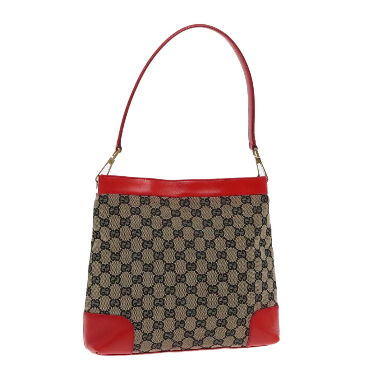 Gucci Beige Canvas Shoulder Bag (Pre-Owned) Size ONE SIZE - 15 Thumbnail