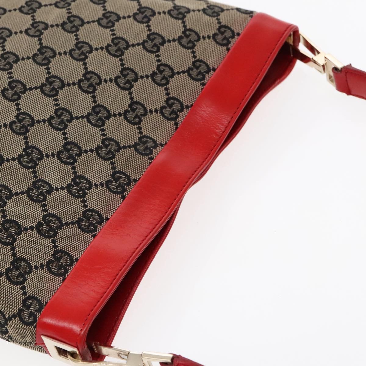 Gucci Beige Canvas Shoulder Bag (Pre-Owned) Size ONE SIZE - 16 Thumbnail