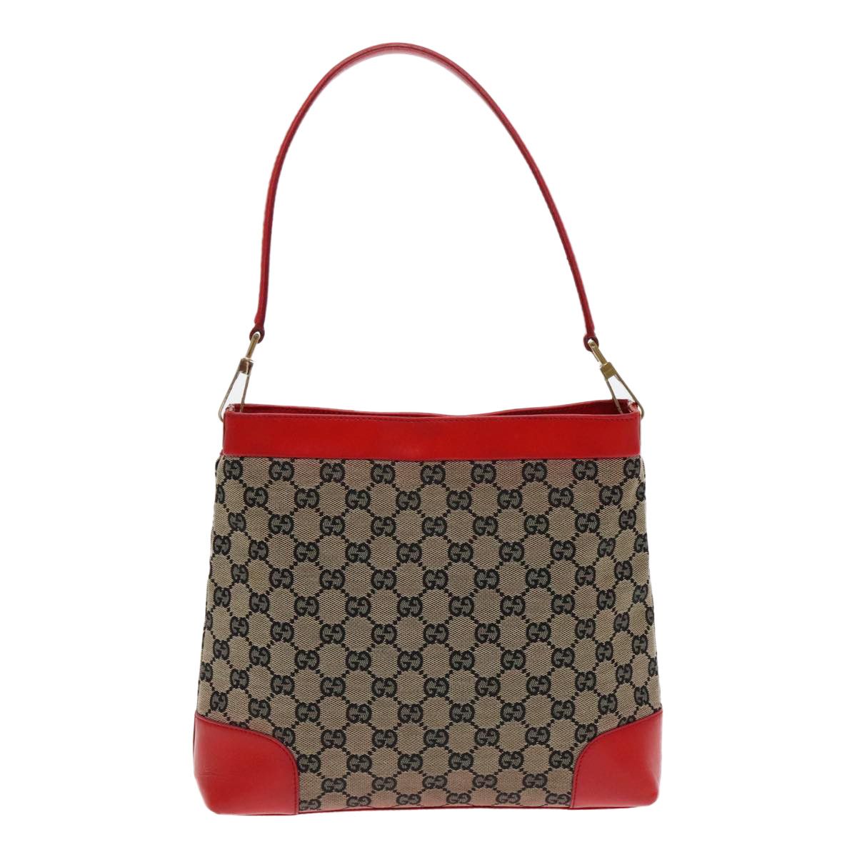 Gucci Beige Canvas Shoulder Bag (Pre-Owned) Size ONE SIZE - 2 Thumbnail