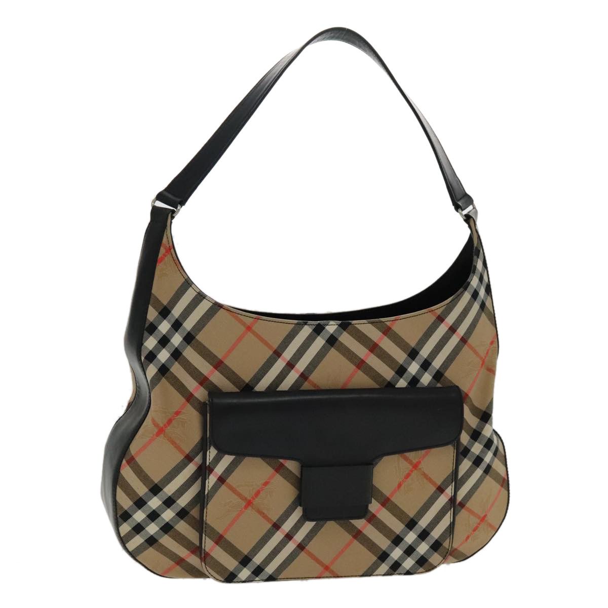 Burberry Nova Check Beige Canvas Shoulder Bag (Pre-Owned) Size ONE SIZE - 15 Thumbnail