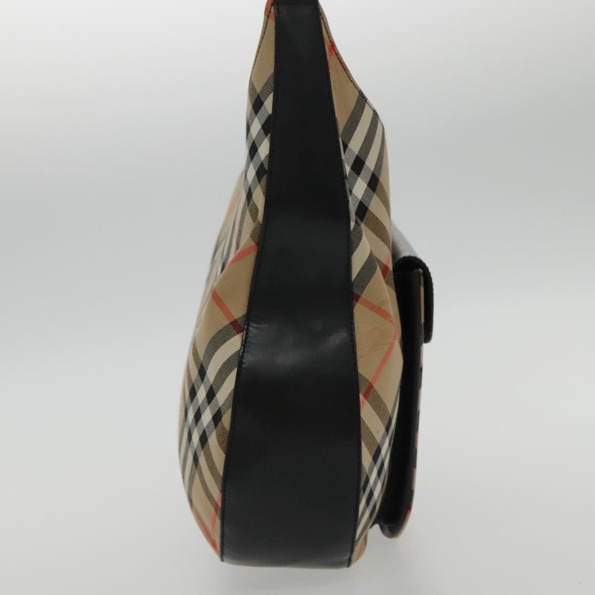 Burberry Nova Check Beige Canvas Shoulder Bag (Pre-Owned) Size ONE SIZE - 3 Thumbnail