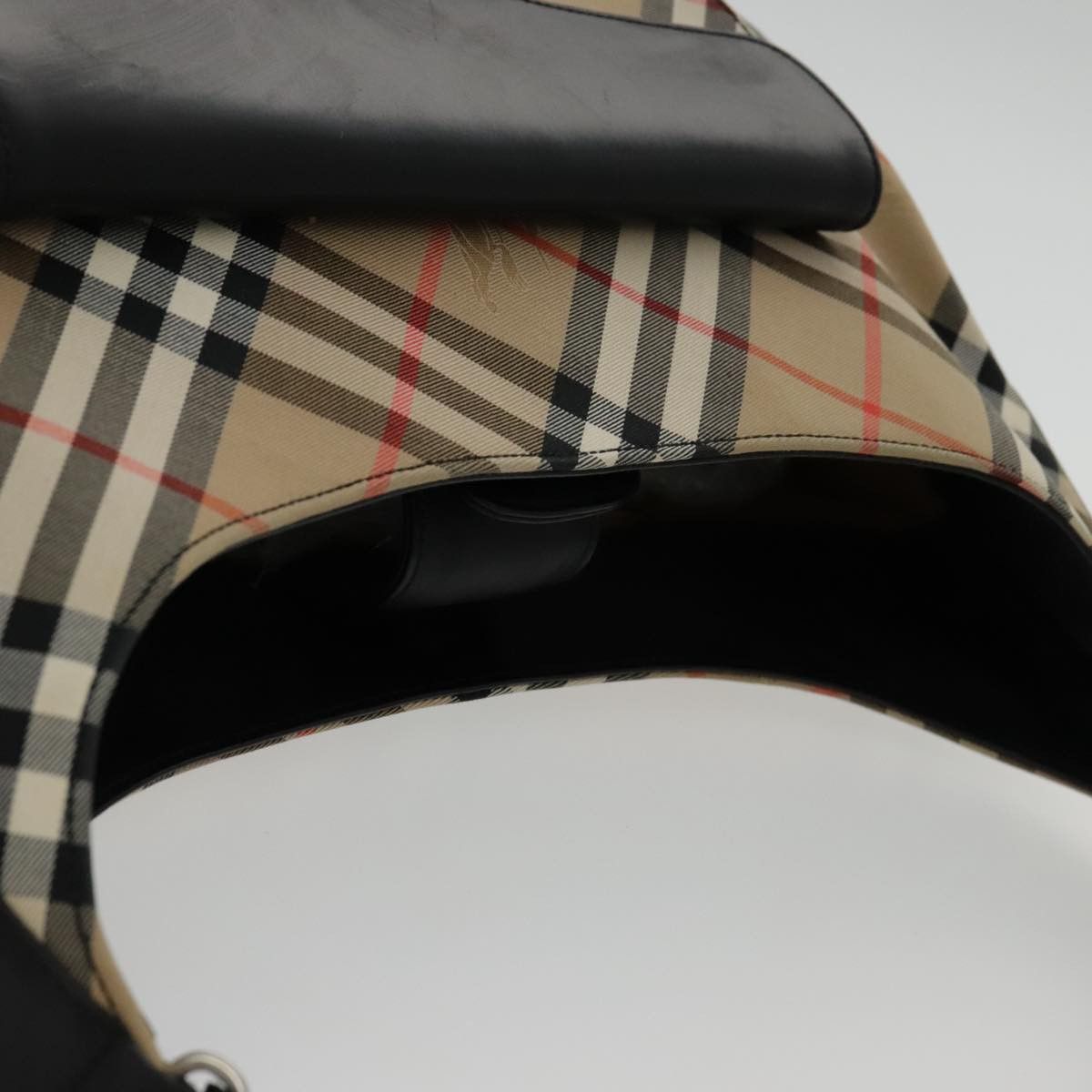 Burberry Nova Check Beige Canvas Shoulder Bag (Pre-Owned) Size ONE SIZE - 17 Thumbnail