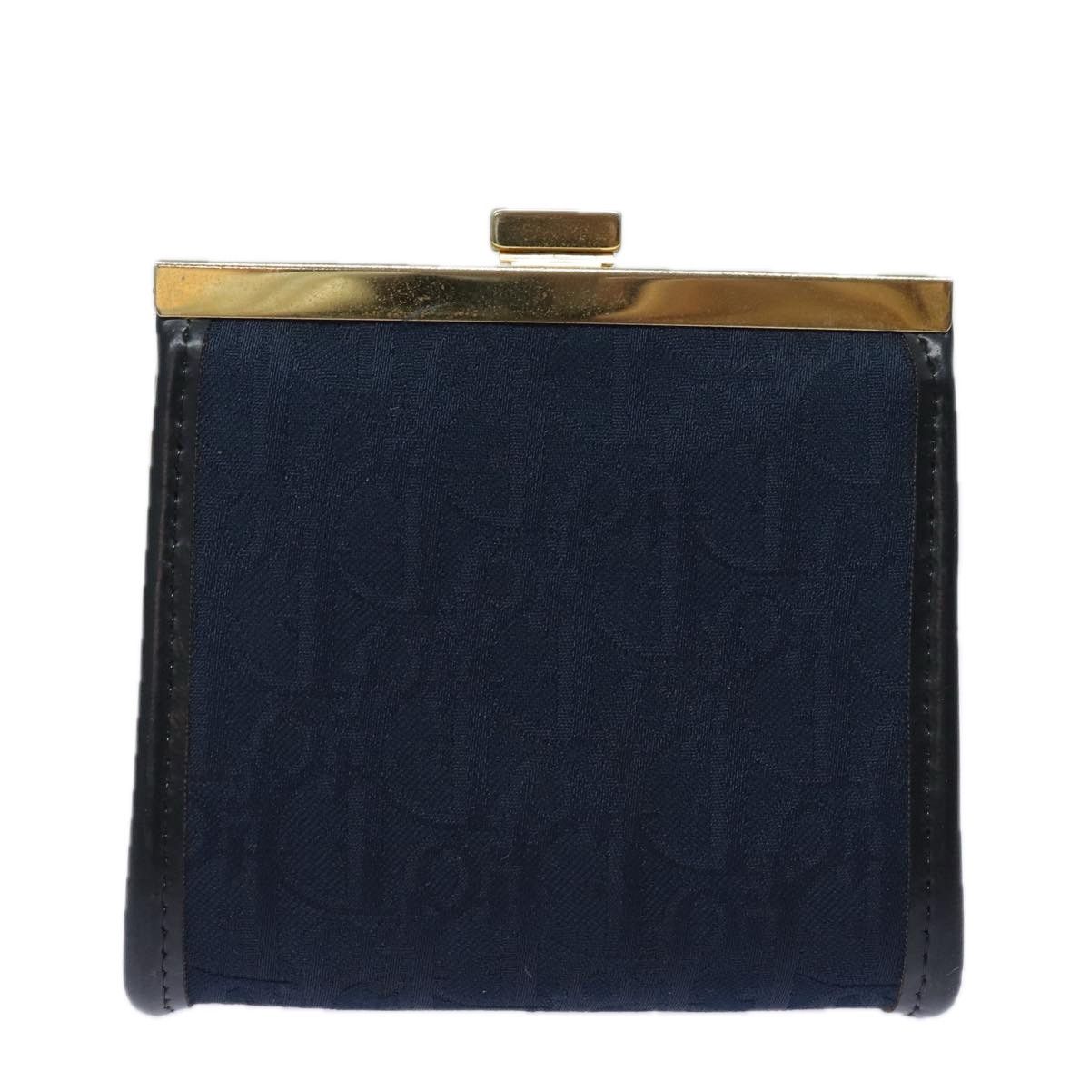 Dior Trotter Navy Canvas Wallet (Pre-Owned) Size ONE SIZE - 2 Thumbnail