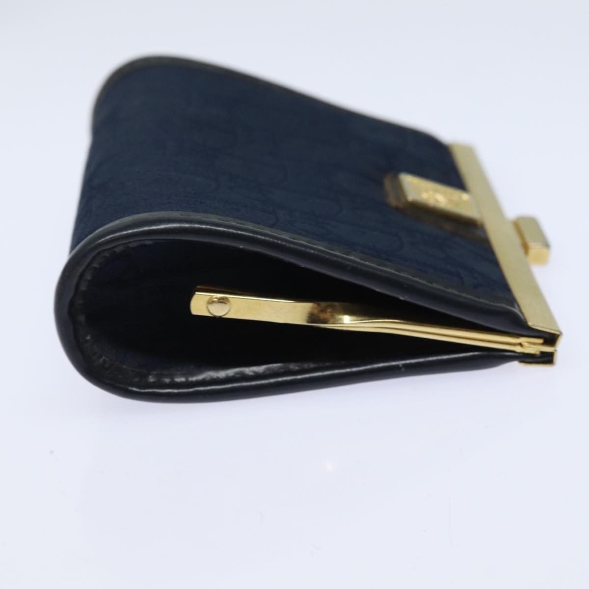Dior Trotter Navy Canvas Wallet (Pre-Owned) Size ONE SIZE - 10 Thumbnail