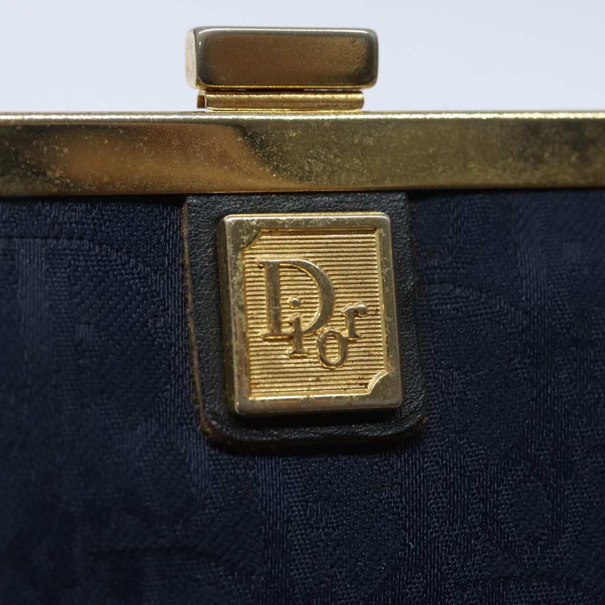 Dior Trotter Navy Canvas Wallet (Pre-Owned) Size ONE SIZE - 6 Thumbnail