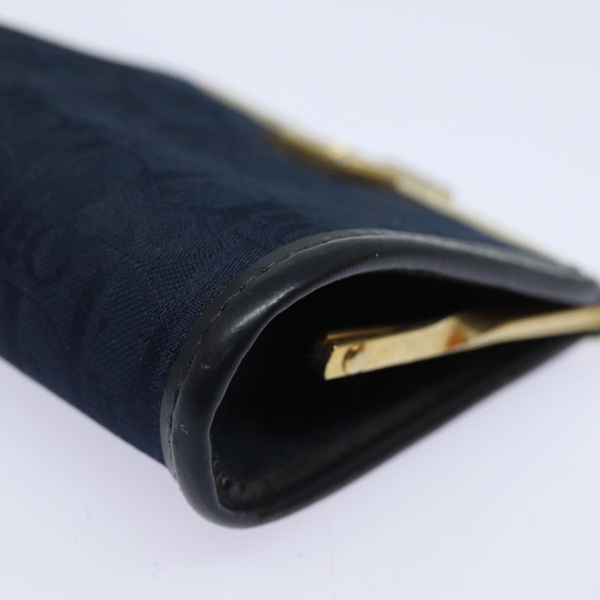 Dior Trotter Navy Canvas Wallet (Pre-Owned) Size ONE SIZE - 12 Thumbnail