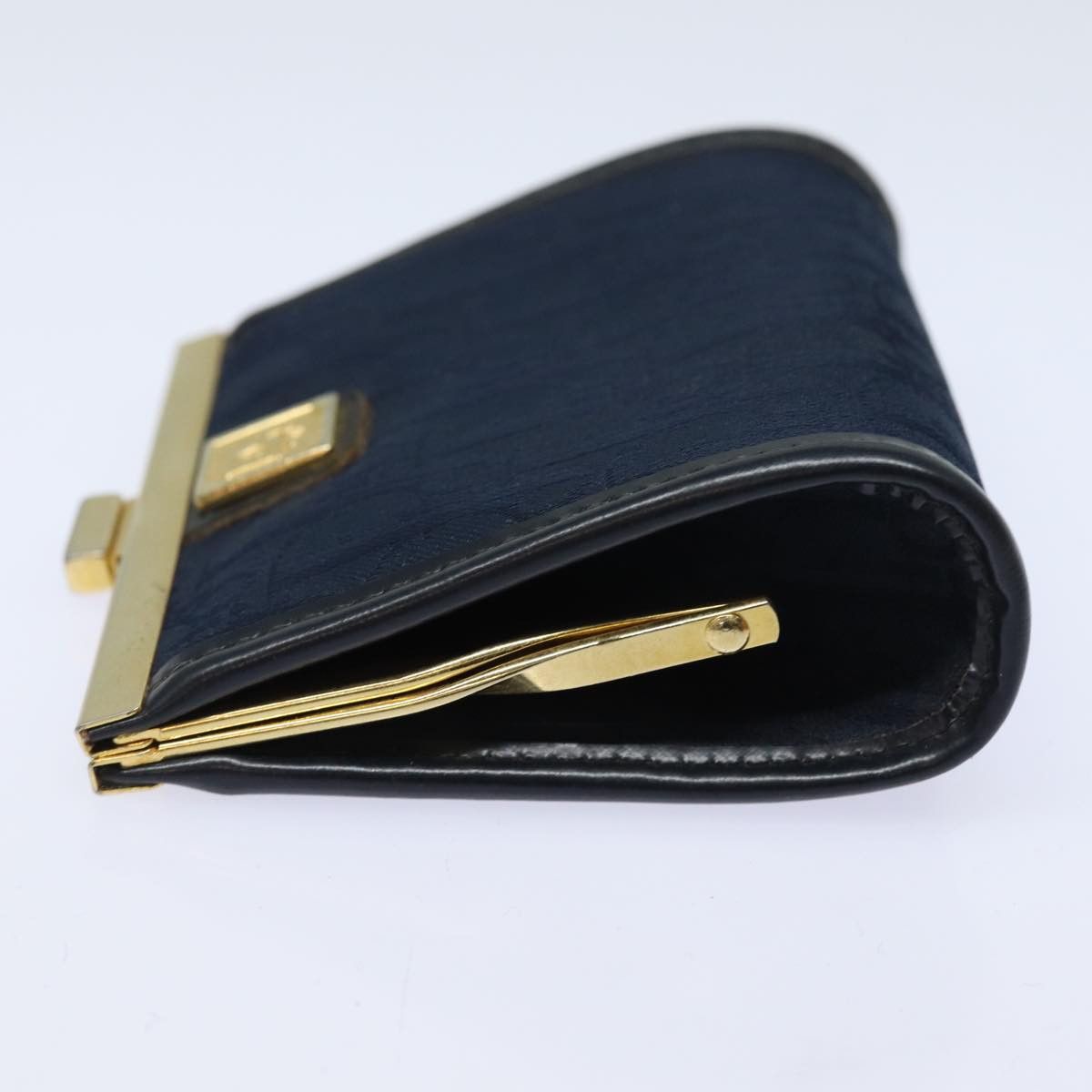 Dior Trotter Navy Canvas Wallet (Pre-Owned) Size ONE SIZE - 3 Thumbnail