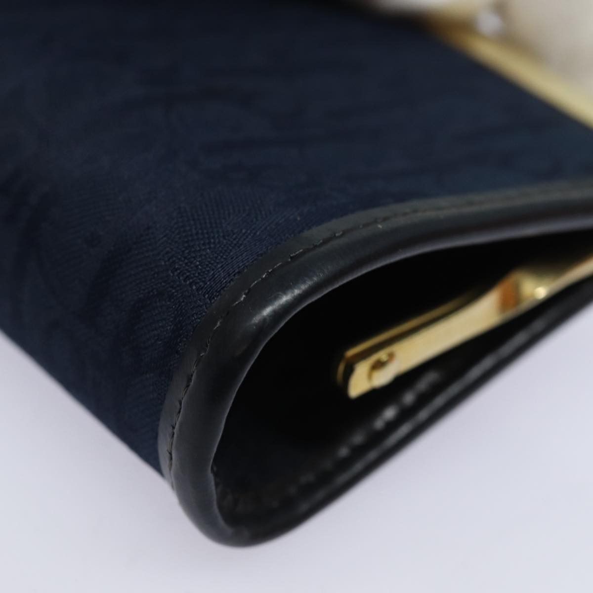Dior Trotter Navy Canvas Wallet (Pre-Owned) Size ONE SIZE - 14 Thumbnail