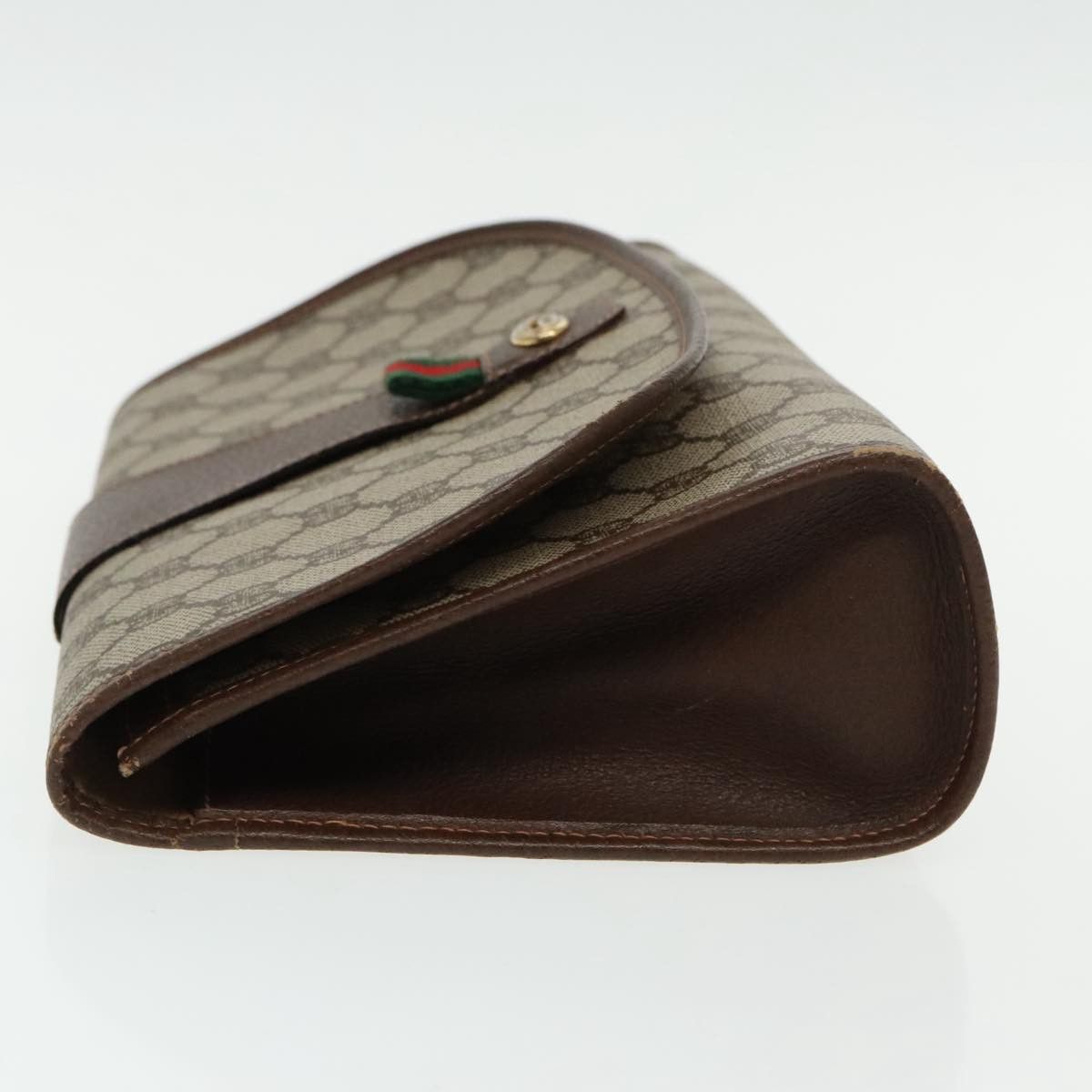 Gucci Sherry Beige Canvas Clutch Bag (Pre-Owned) Size ONE SIZE - 4 Thumbnail