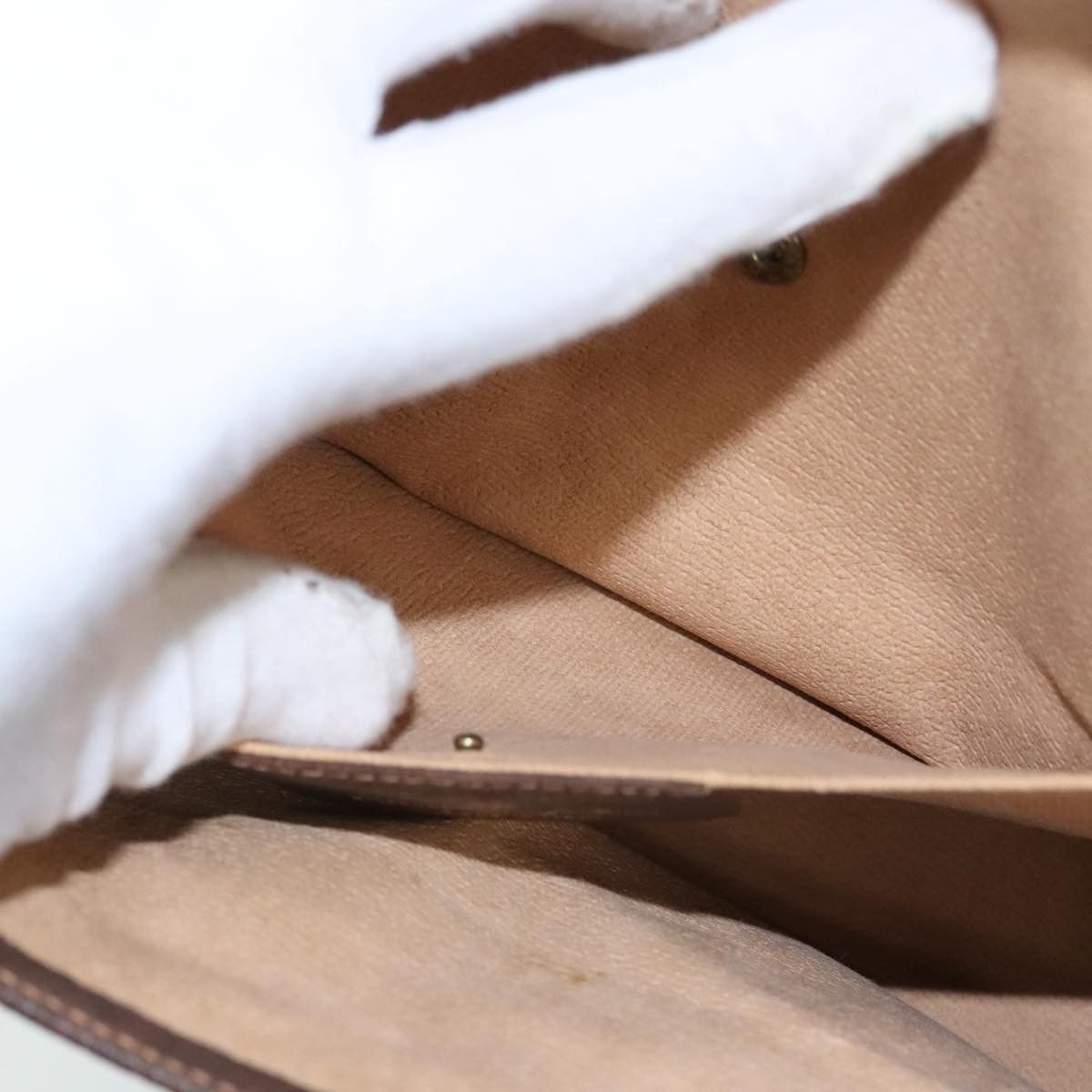 Gucci Sherry Beige Canvas Clutch Bag (Pre-Owned) Size ONE SIZE - 10 Thumbnail