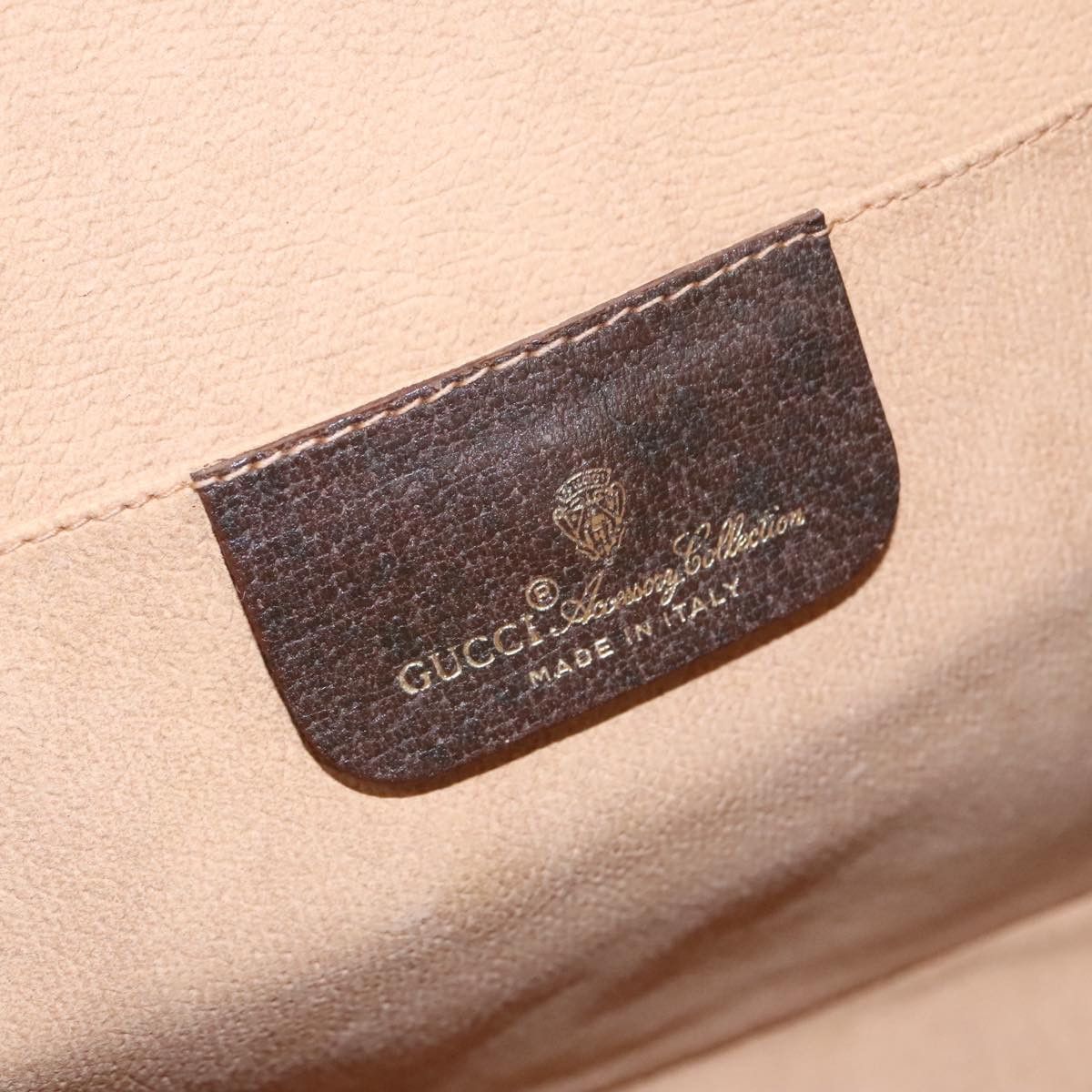 Gucci Sherry Beige Canvas Clutch Bag (Pre-Owned) Size ONE SIZE - 8 Thumbnail