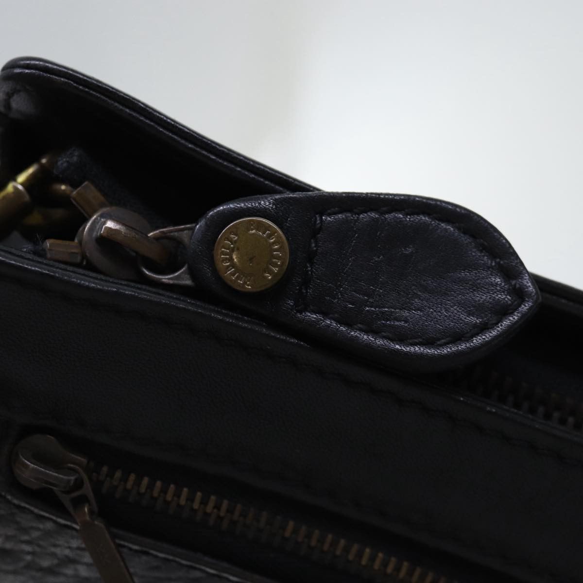 Burberry Black Leather Clutch Bag (Pre-Owned) Size ONE SIZE - 10 Thumbnail