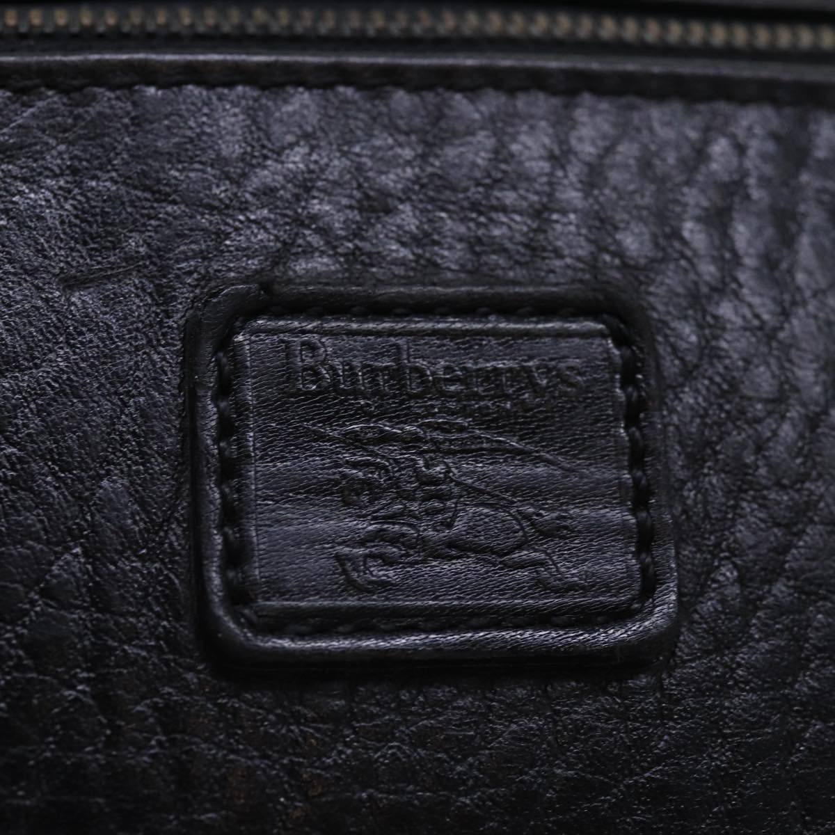 Burberry Black Leather Clutch Bag (Pre-Owned) Size ONE SIZE - 14 Thumbnail