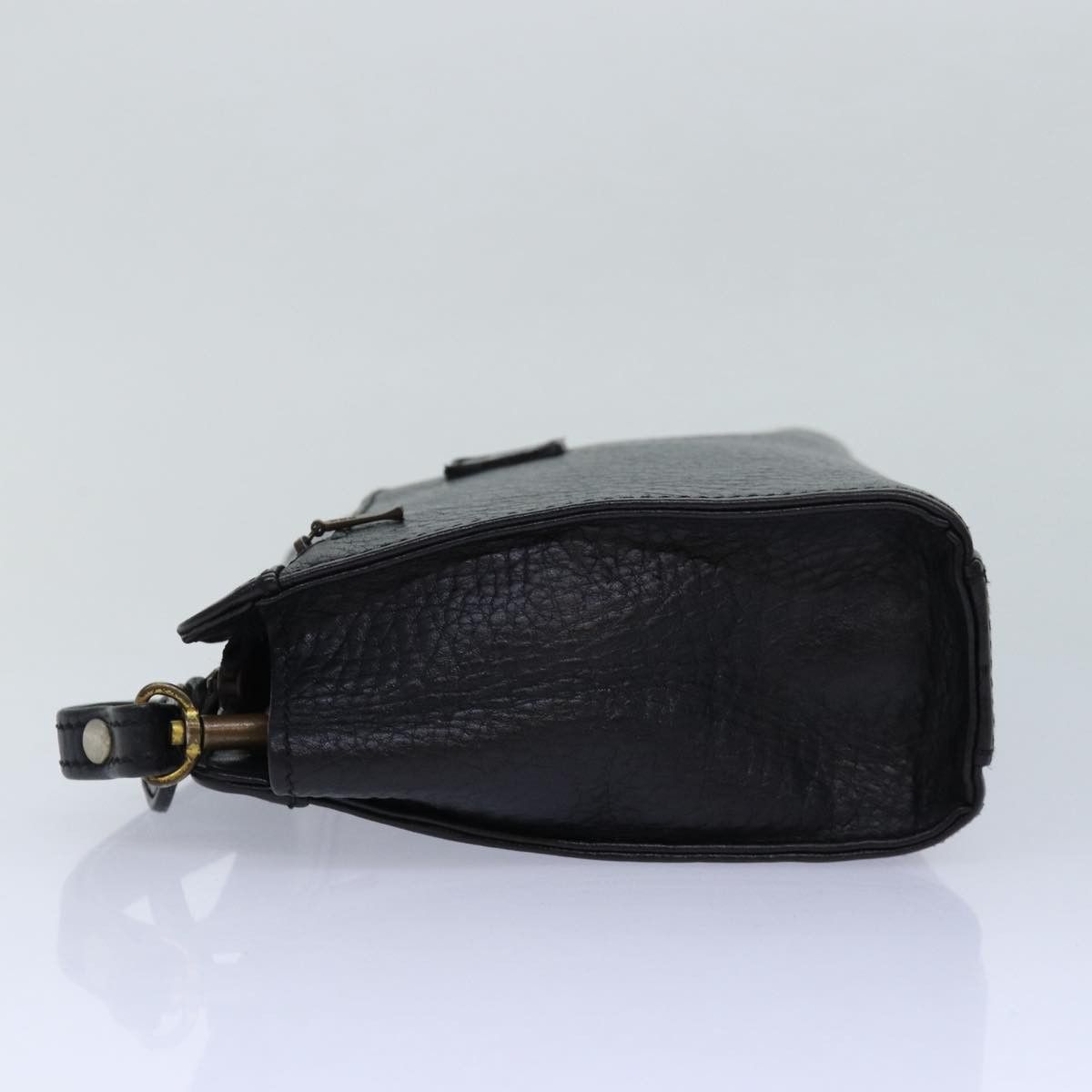 Burberry Black Leather Clutch Bag (Pre-Owned) Size ONE SIZE - 3 Thumbnail