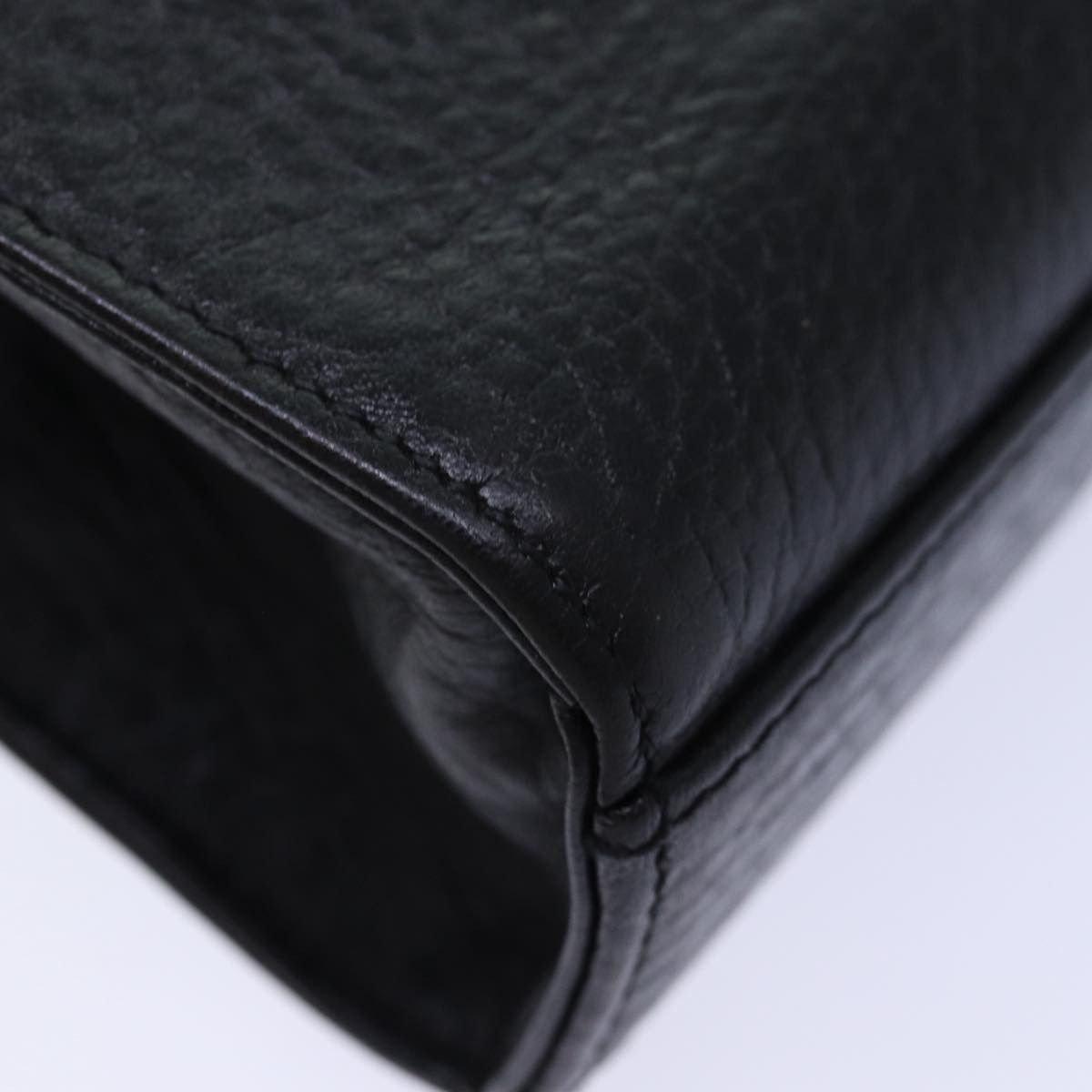 Burberry Black Leather Clutch Bag (Pre-Owned) Size ONE SIZE - 9 Thumbnail