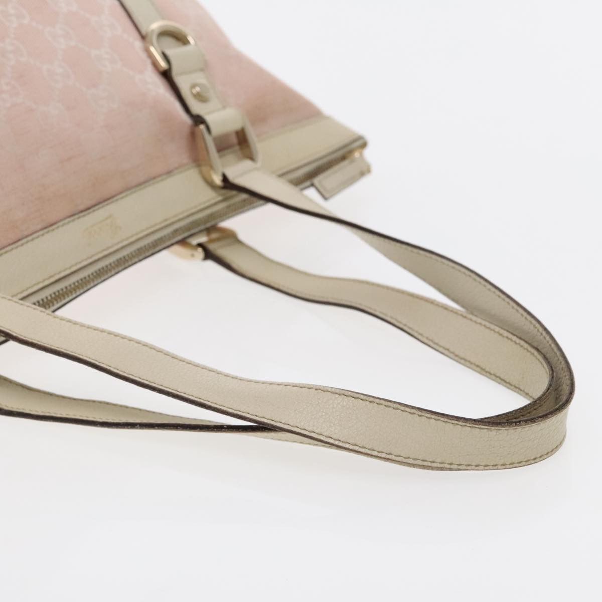 Gucci Abbey Pink Canvas Tote Bag (Pre-Owned) Size ONE SIZE - 4 Thumbnail