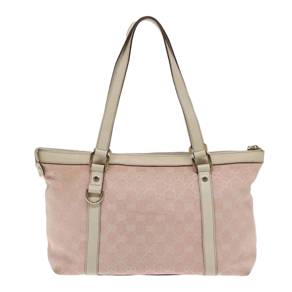 Gucci Abbey Pink Canvas Tote Bag (Pre-Owned) Size ONE SIZE - 2 Thumbnail