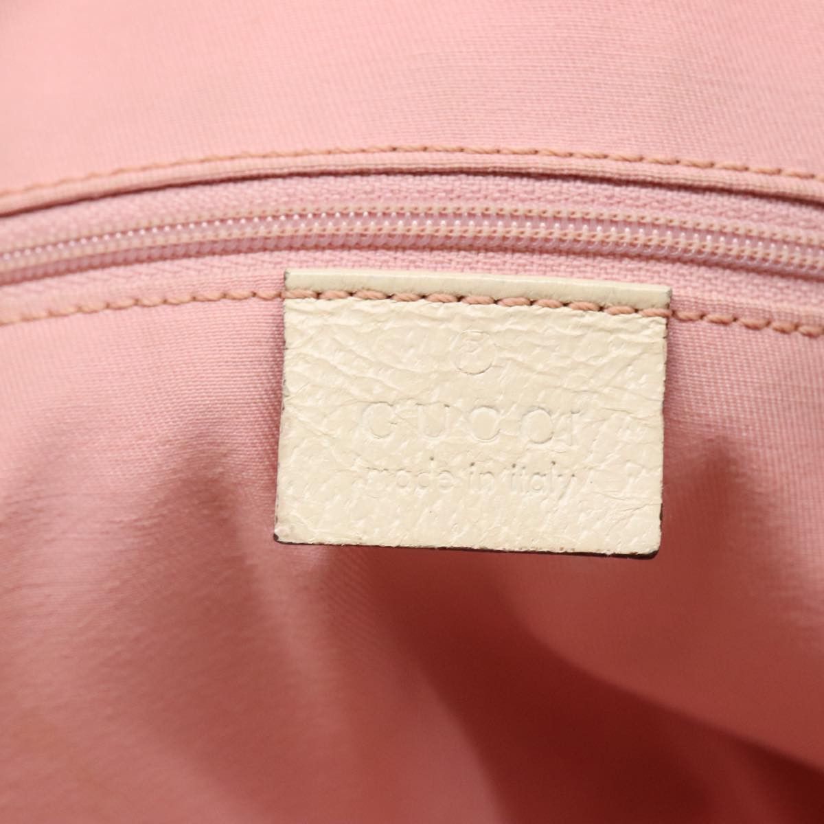 Gucci Abbey Pink Canvas Tote Bag (Pre-Owned) Size ONE SIZE - 8 Thumbnail