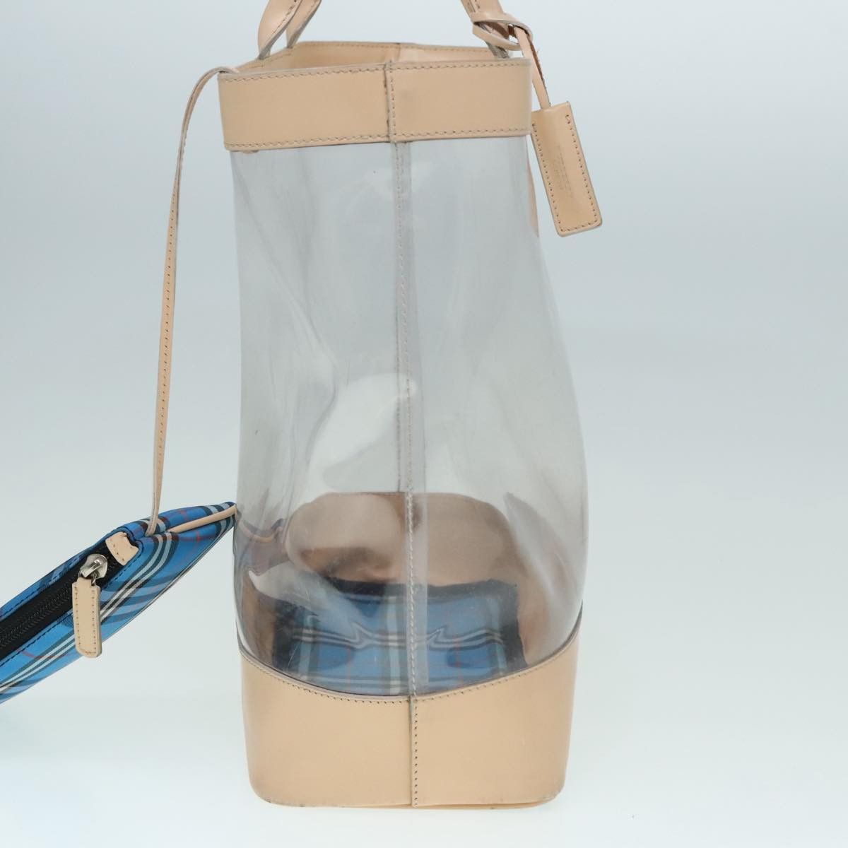 Burberry Transparent Vinyl Tote Bag (Pre-Owned) Size ONE SIZE - 4 Thumbnail