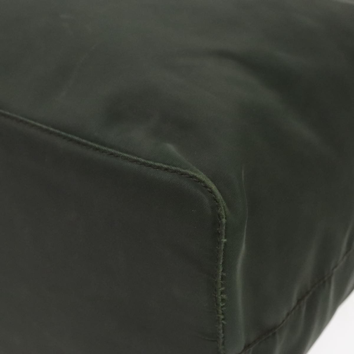 Prada Triangle Logo Green Synthetic Handbag (Pre-Owned) Size ONE SIZE - 7 Thumbnail