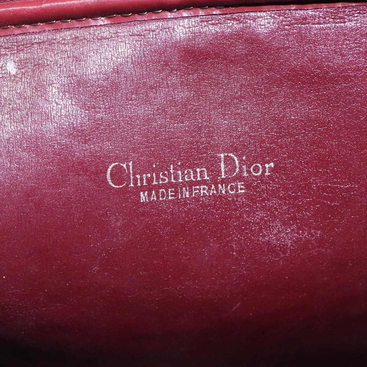 Dior Oblique Red Canvas Shoulder Bag (Pre-Owned) Size ONE SIZE - 8 Thumbnail