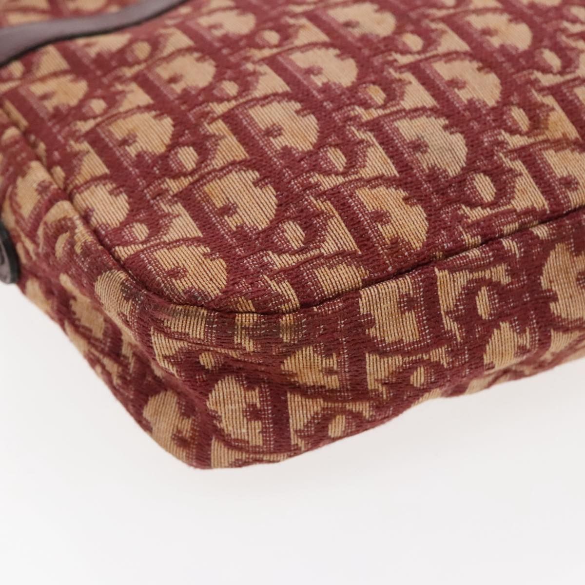 Dior Oblique Red Canvas Shoulder Bag (Pre-Owned) Size ONE SIZE - 16 Thumbnail
