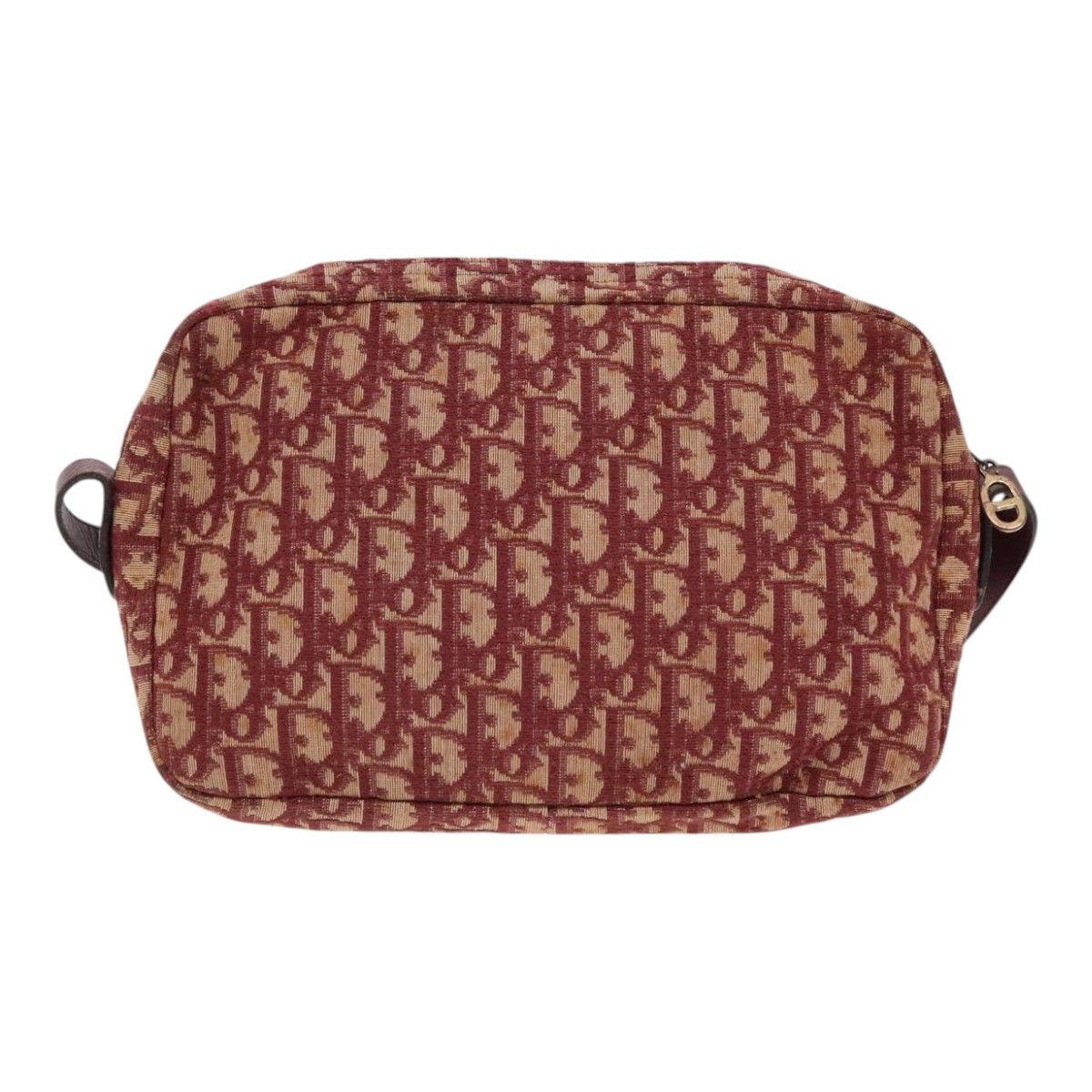 Dior Oblique Red Canvas Shoulder Bag (Pre-Owned) Size ONE SIZE - 2 Thumbnail