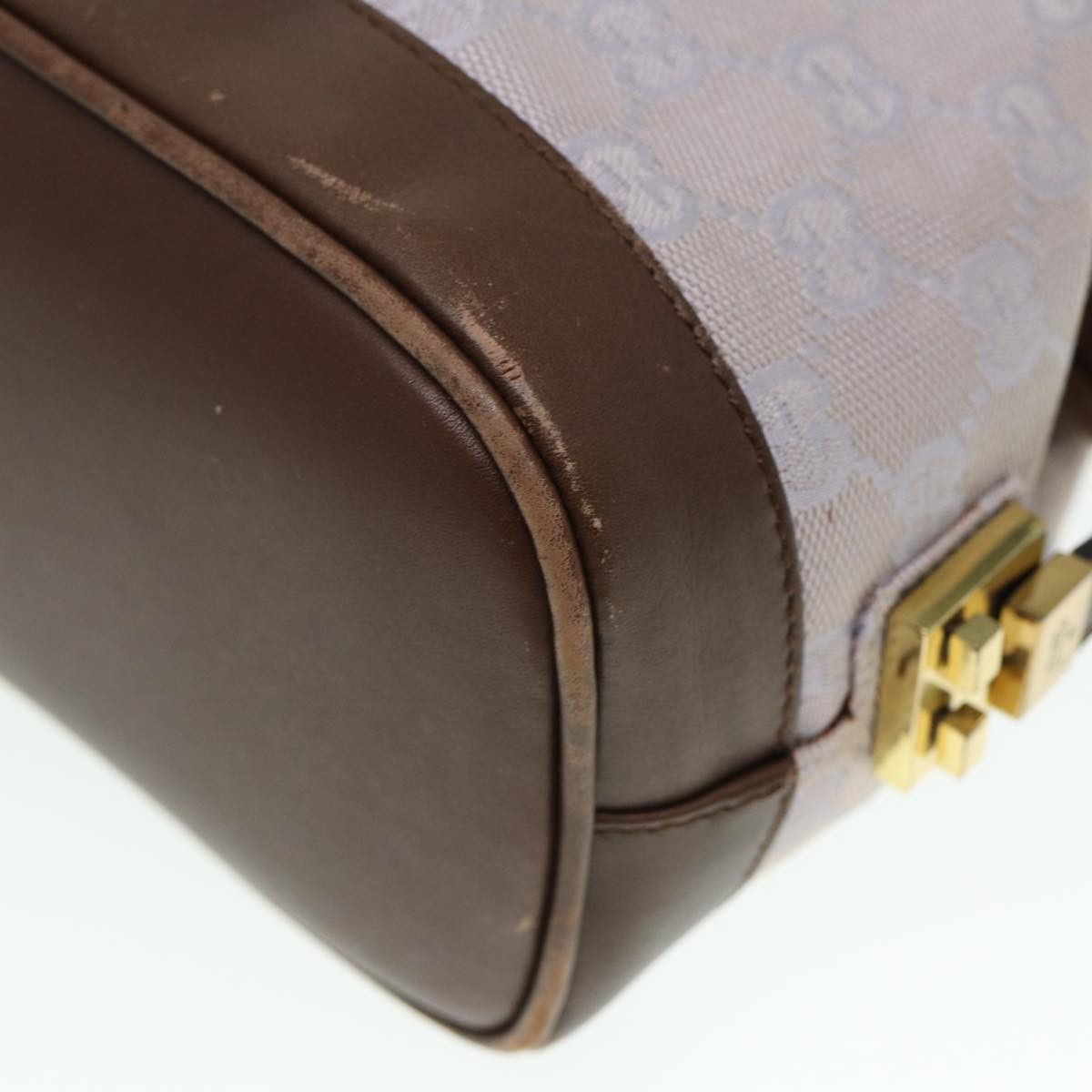 Gucci Purple Canvas Handbag (Pre-Owned) Size ONE SIZE - 9 Thumbnail