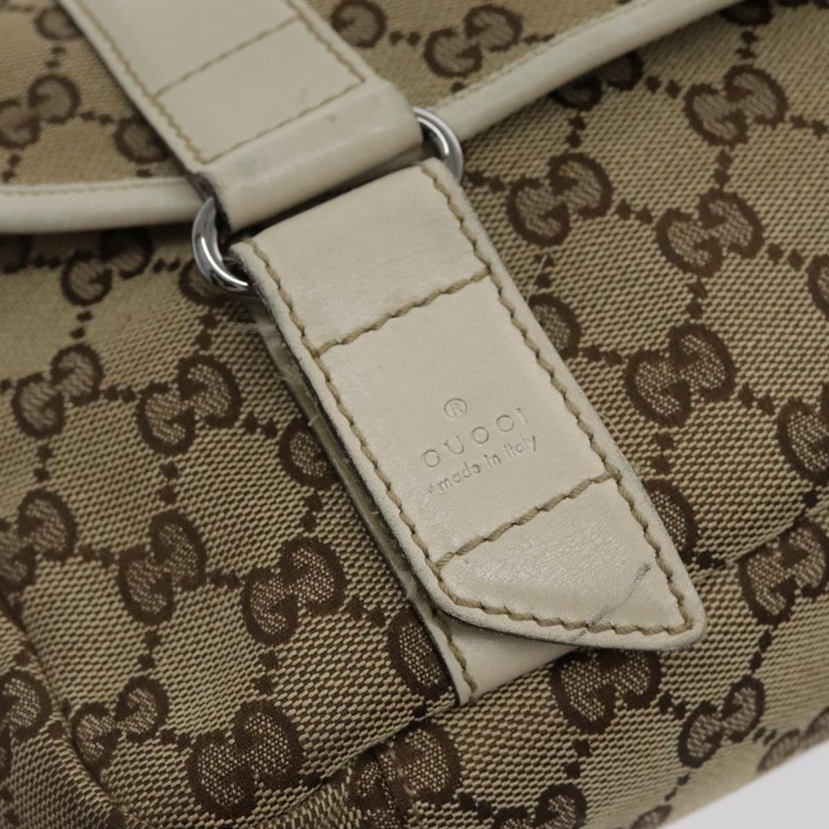 Gucci Beige Canvas Shoulder Bag (Pre-Owned) Size ONE SIZE - 20 Thumbnail