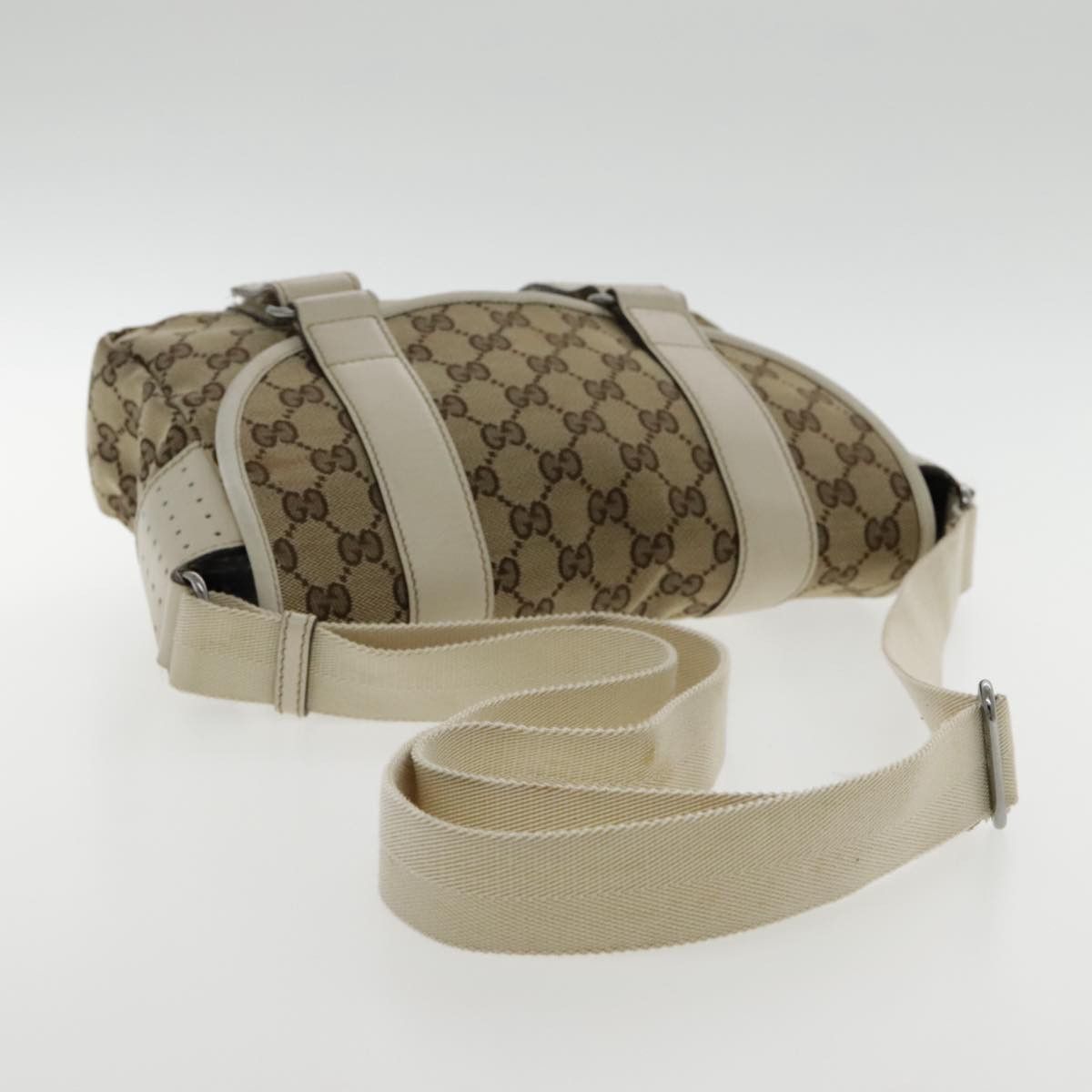 Gucci Beige Canvas Shoulder Bag (Pre-Owned) Size ONE SIZE - 5 Thumbnail