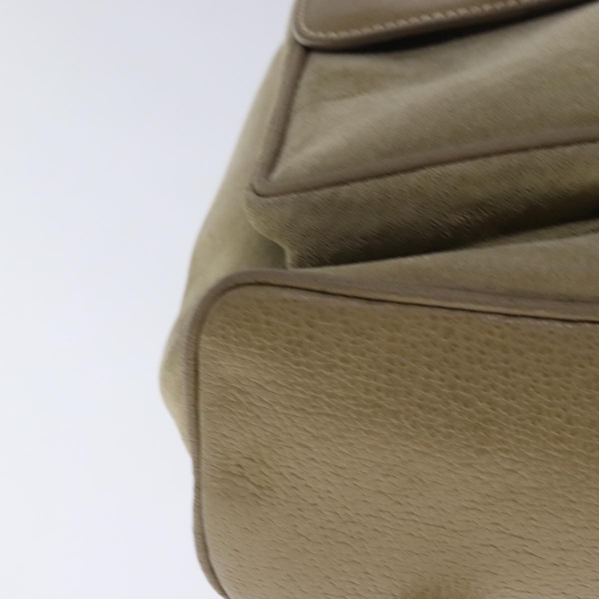 Gucci Bamboo Khaki Suede Backpack Bag (Pre-Owned) Size ONE SIZE - 7 Thumbnail