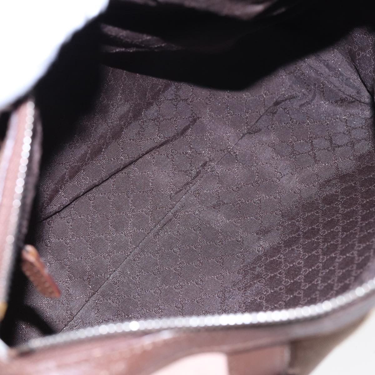 Gucci Web Pink Canvas Handbag (Pre-Owned) Size ONE SIZE - 12 Thumbnail