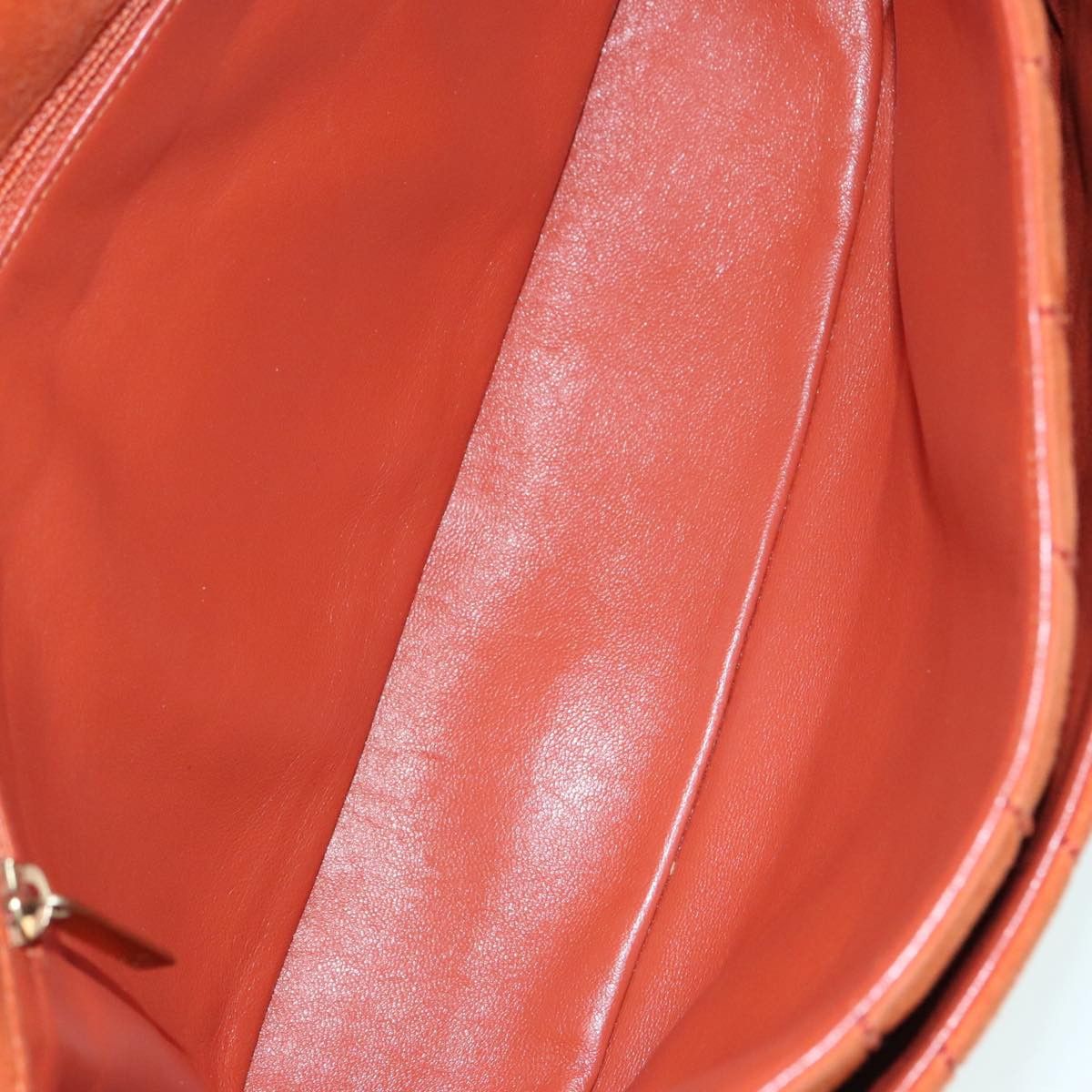 Chanel Chocolate Bar Gold Suede Shoulder Bag (Pre-Owned) Size ONE SIZE - 11 Thumbnail