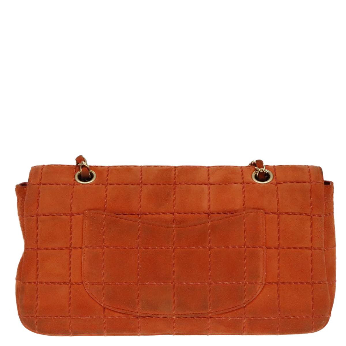 Chanel Chocolate Bar Gold Suede Shoulder Bag (Pre-Owned) Size ONE SIZE - 2 Thumbnail
