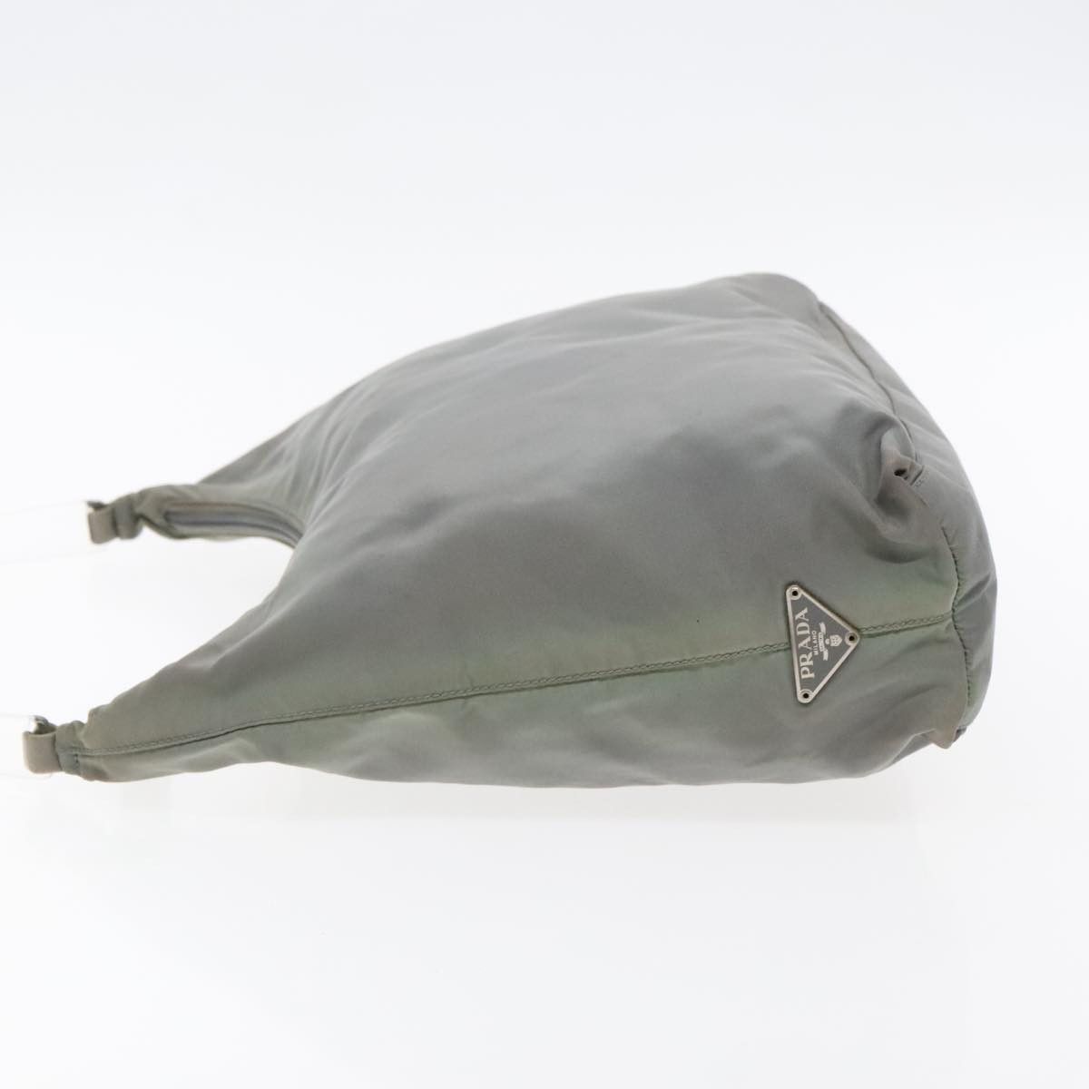 Prada Tessuto Grey Synthetic Shoulder Bag (Pre-Owned) Size ONE SIZE - 4 Thumbnail