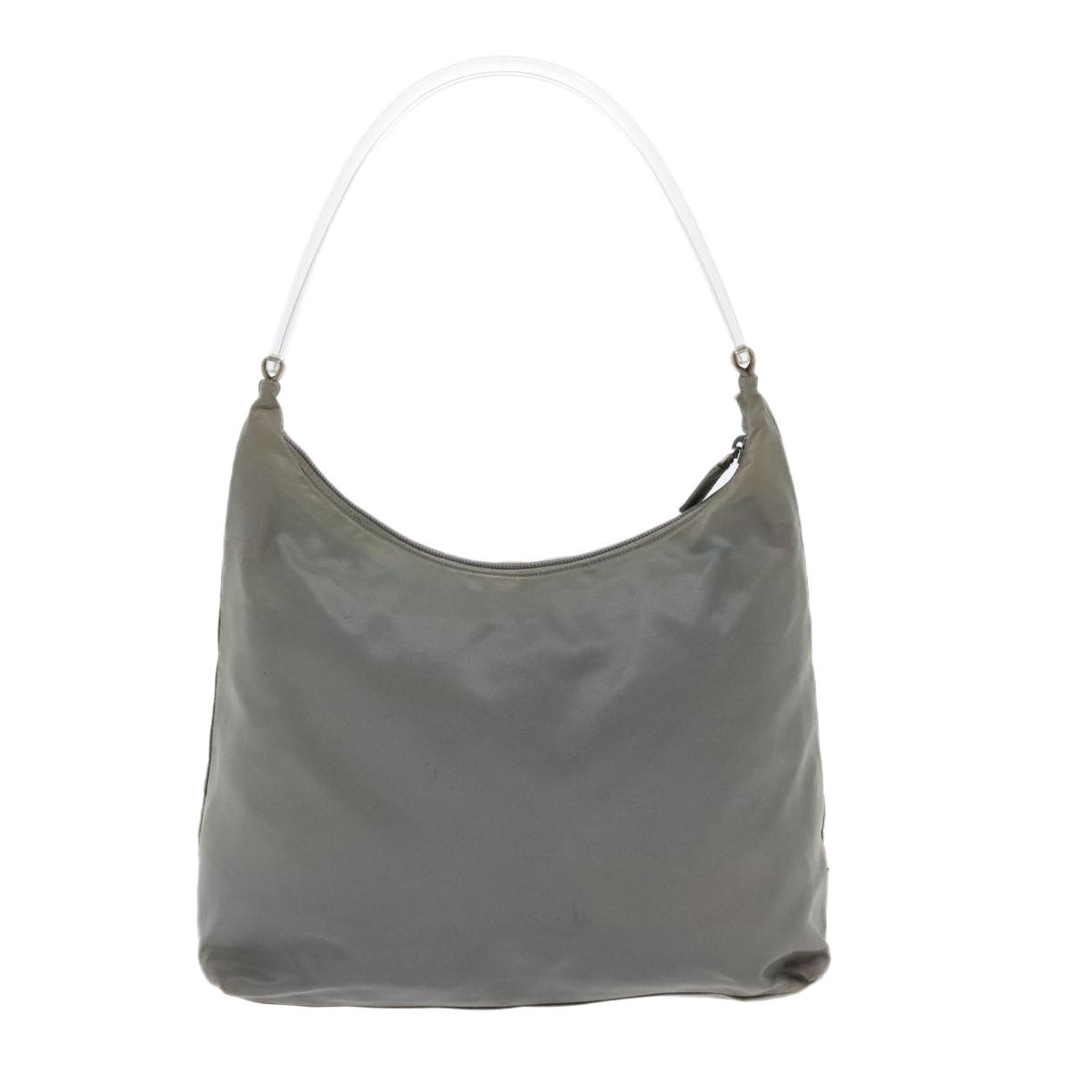 Prada Tessuto Grey Synthetic Shoulder Bag (Pre-Owned) Size ONE SIZE - 2 Thumbnail