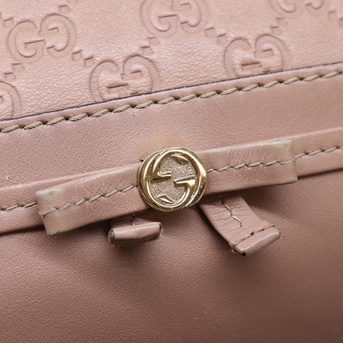 Gucci ssima Pink Canvas Handbag (Pre-Owned) Size ONE SIZE - 16 Thumbnail